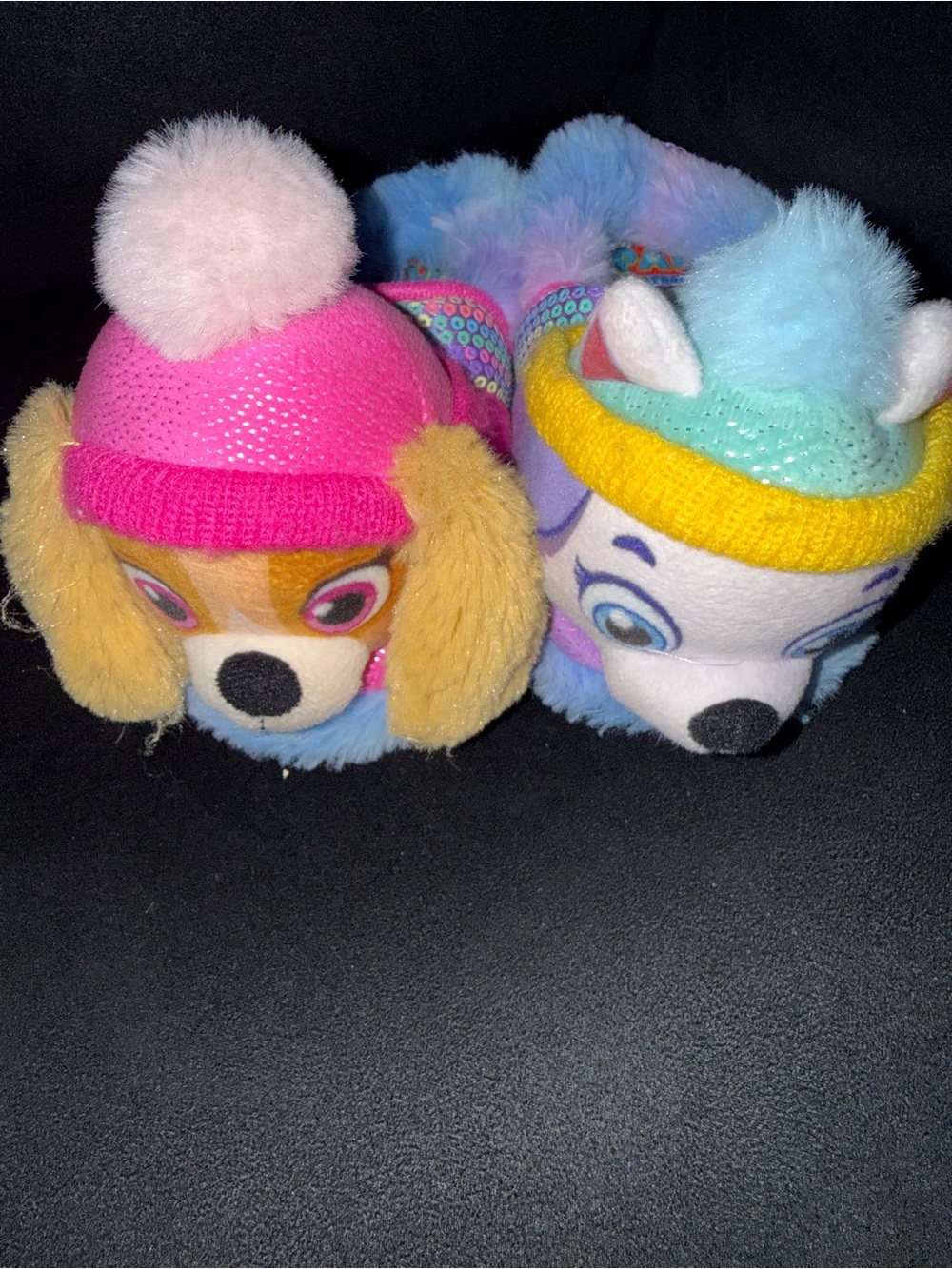 Paw Patrol Plush Character Slippers in Pink, Blue & Yellow
